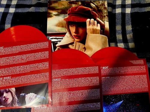 Taylor Swift - RED  (Taylor's Version) (Red  Vinyl 4 LP) - 2021