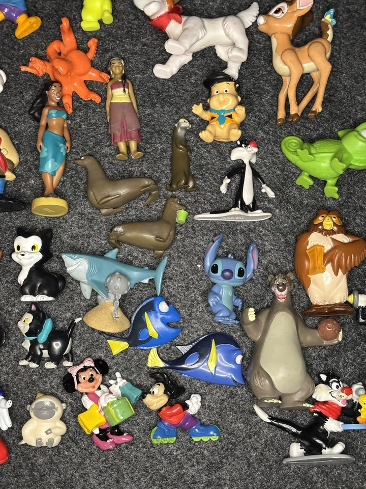 Винтажный ПВХ мультфильм фигурка лот 30 + Disney Looney Tunes Hanna-Barbera смешанные игрушки - Изображение 4 из 4