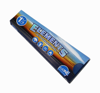 20 Packungen Elements Cones 1 1/4 Medium Cones ultra-dünnes Papier 6 pro Packung