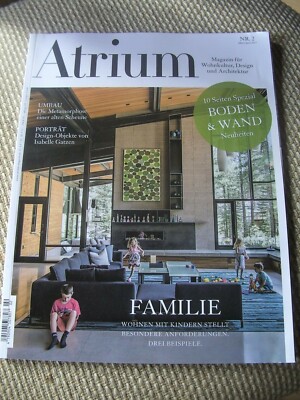 Zeitschrift Atrium Nr. 2/2017 - Magazin für Wohnkultur, Design, Architektur