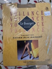 Retro Le Bourget Voilance Control Top Tights - Size 4 - Fouine (Light Tan)