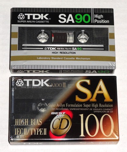 8 Vintage Various Factory Sealed Blank Audio Cassette Tapes Fuji TDK Sony Scotch - Picture 6 of 16