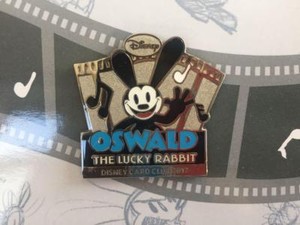 Disney Oswald The Lucky Rabbit Mickey Pin Pins Mount Limited Jcb Gold Card 18 Ebay