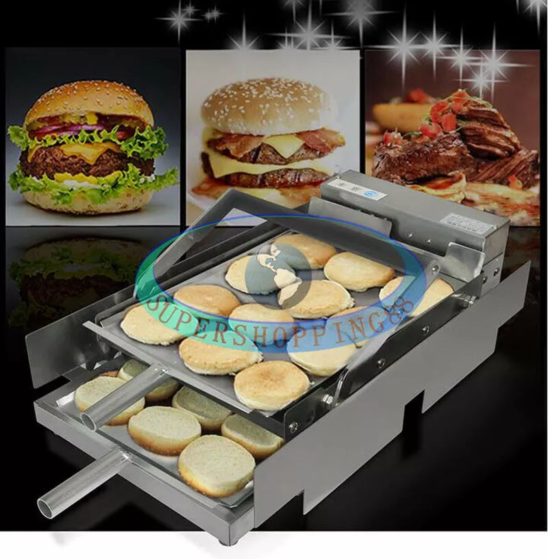Hamburger clearance bun toaster