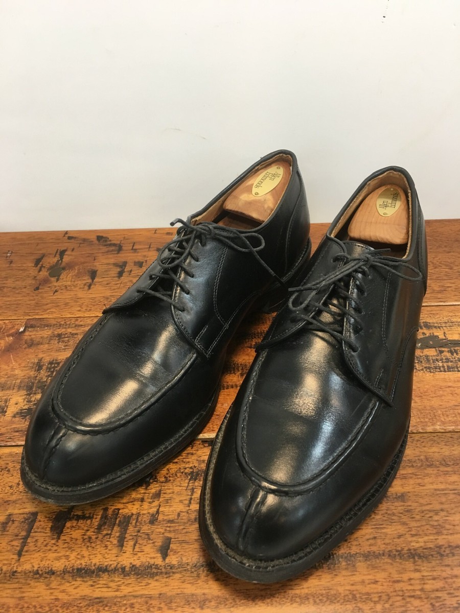 ALLEN EDMONDS BRADLEY SPLIT TOE BLACK LEATHER DERBY LACE UP ALLEN EDMONDS BRADLEY SPLIT TOE BLACK LEATHER DERBY LACE UP