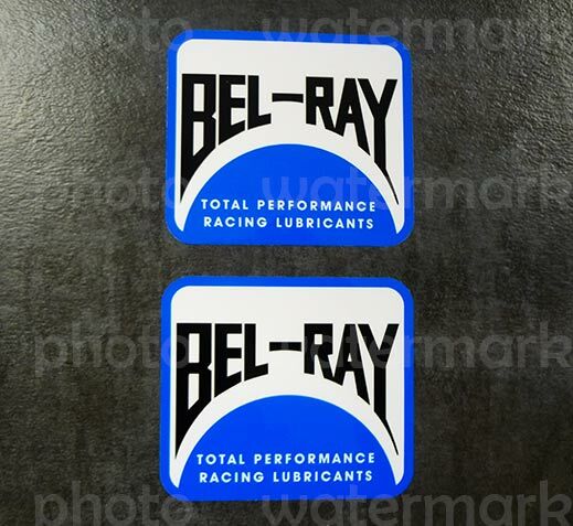 2x Bel-Ray Stickers decals vintage Motocross Dirtbike Motorcycle CR Pick ur Size
