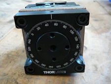 NEWPORT 460PD XY LINEAR STAGE W/THORLABS 360DEG ROTARY OPTICAL