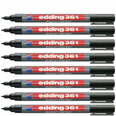 SALE - Edding 361 Fine Tip Whiteboard Marker Pens Dry Wipe School Office Board