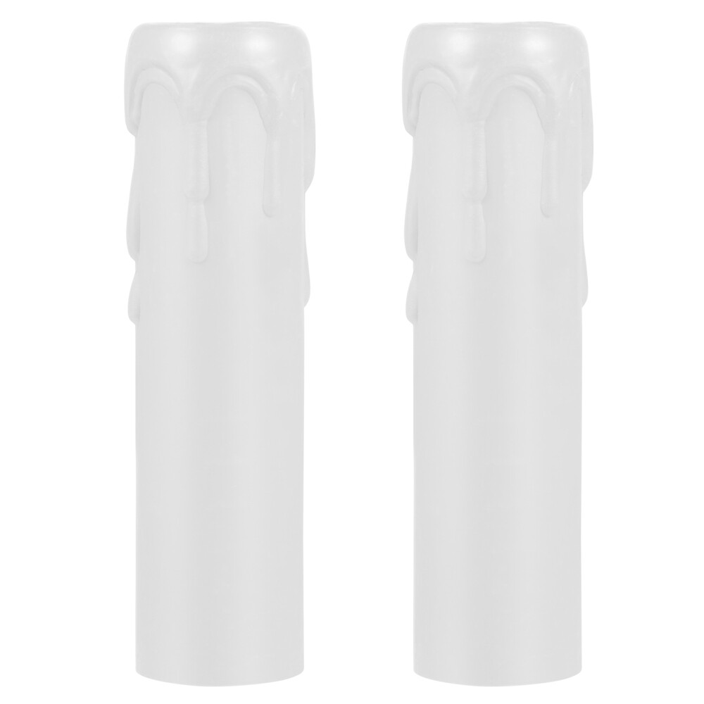 20PCS Plastic Candle Covers Chandelier Candle Sleeves Candle Socket Holders eBay