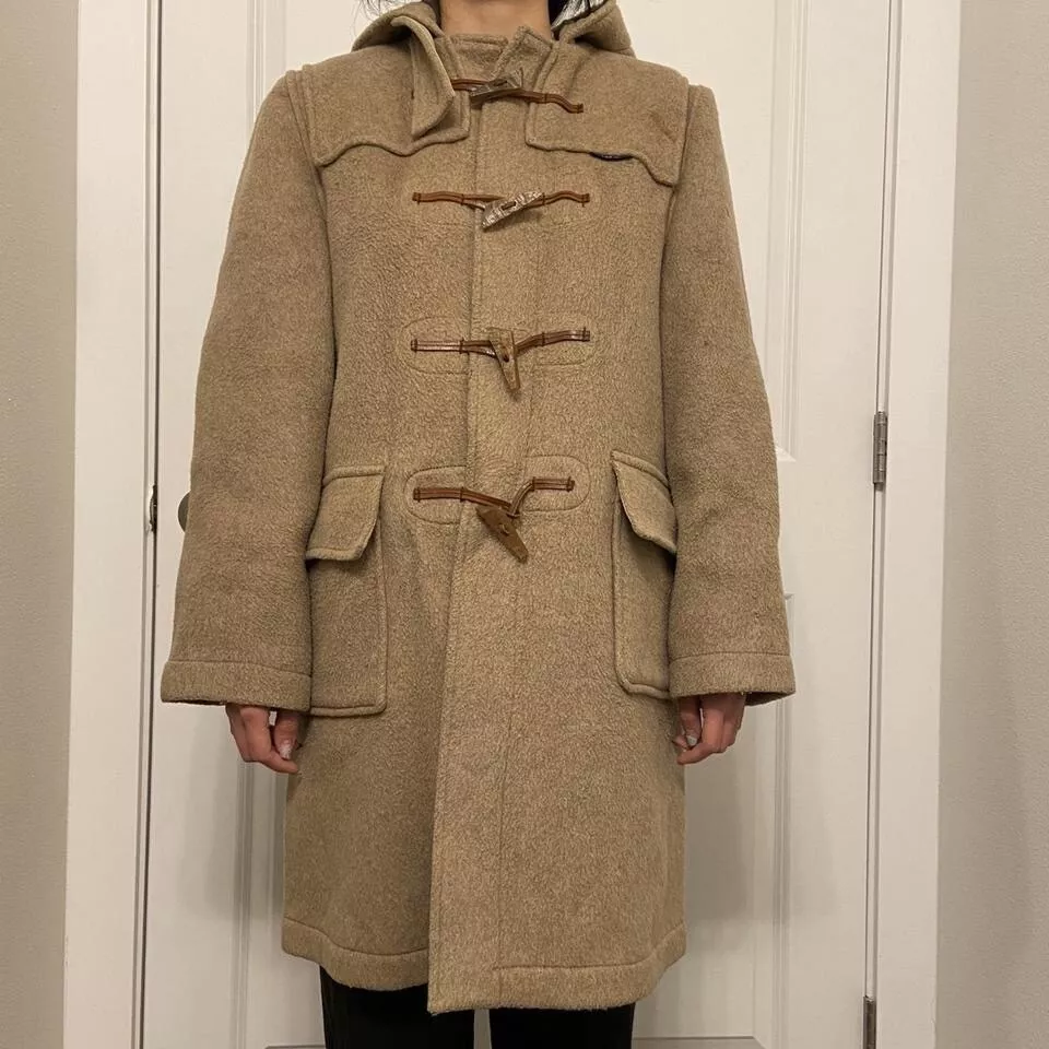 Vintage Gloverall heavy wool duffle coat