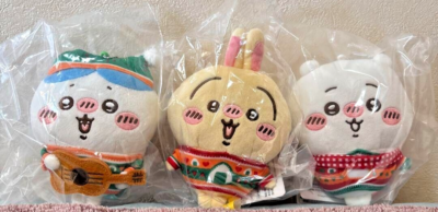 Chiikawa Seven-Eleven lottery Kuji Rabbit Hachiware Plush Key