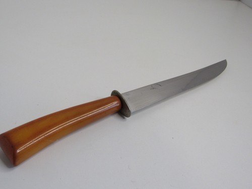 Vintage Edelstahl Butterscotch Bakelit Messer USA #TT-6 - Bild 7 von 8