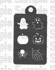 Spooky - Face Painting STENCIL