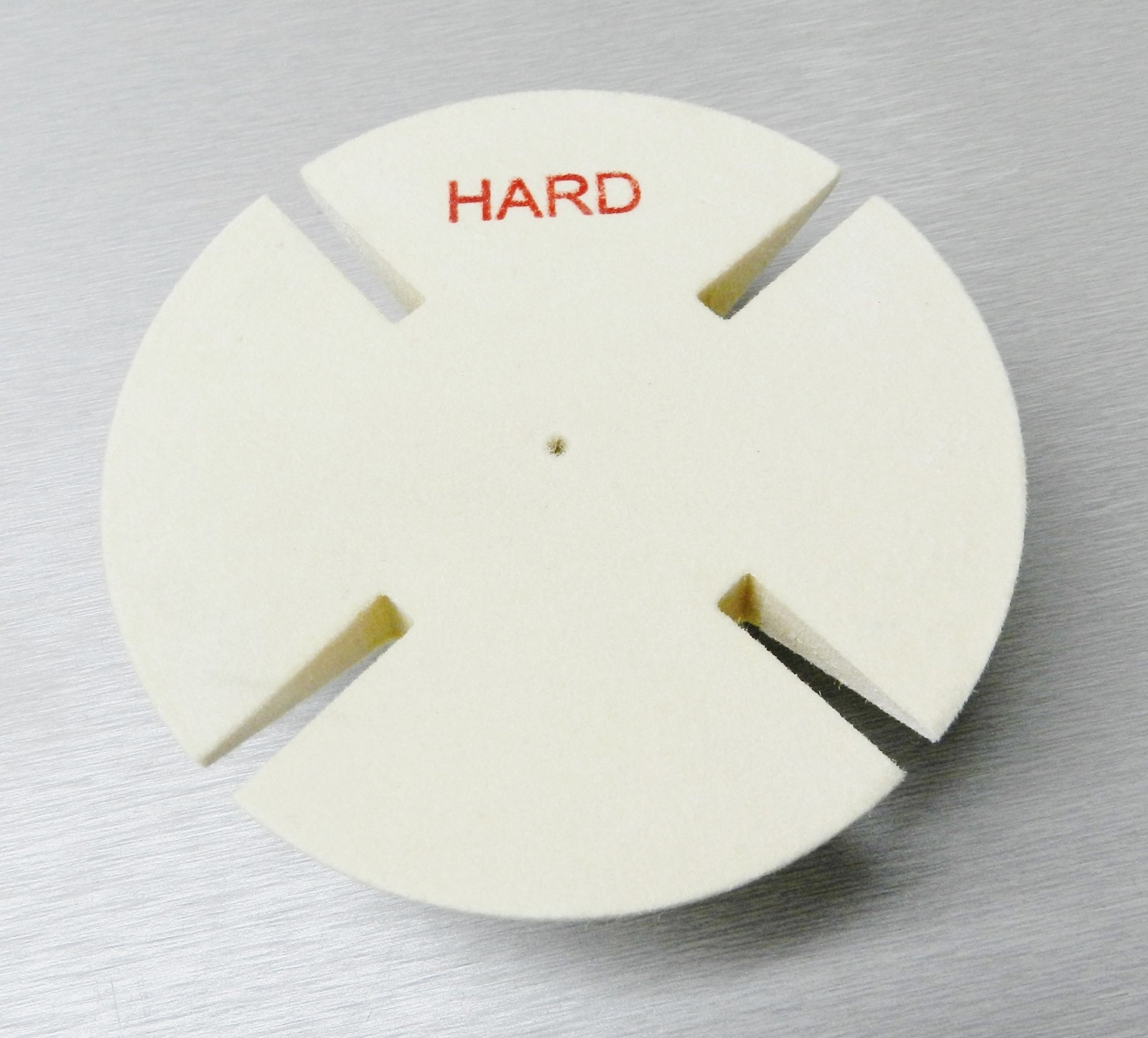 Split Lap Polishing Felt Wheel Hard 100 Wool Paramount Brand 4" for