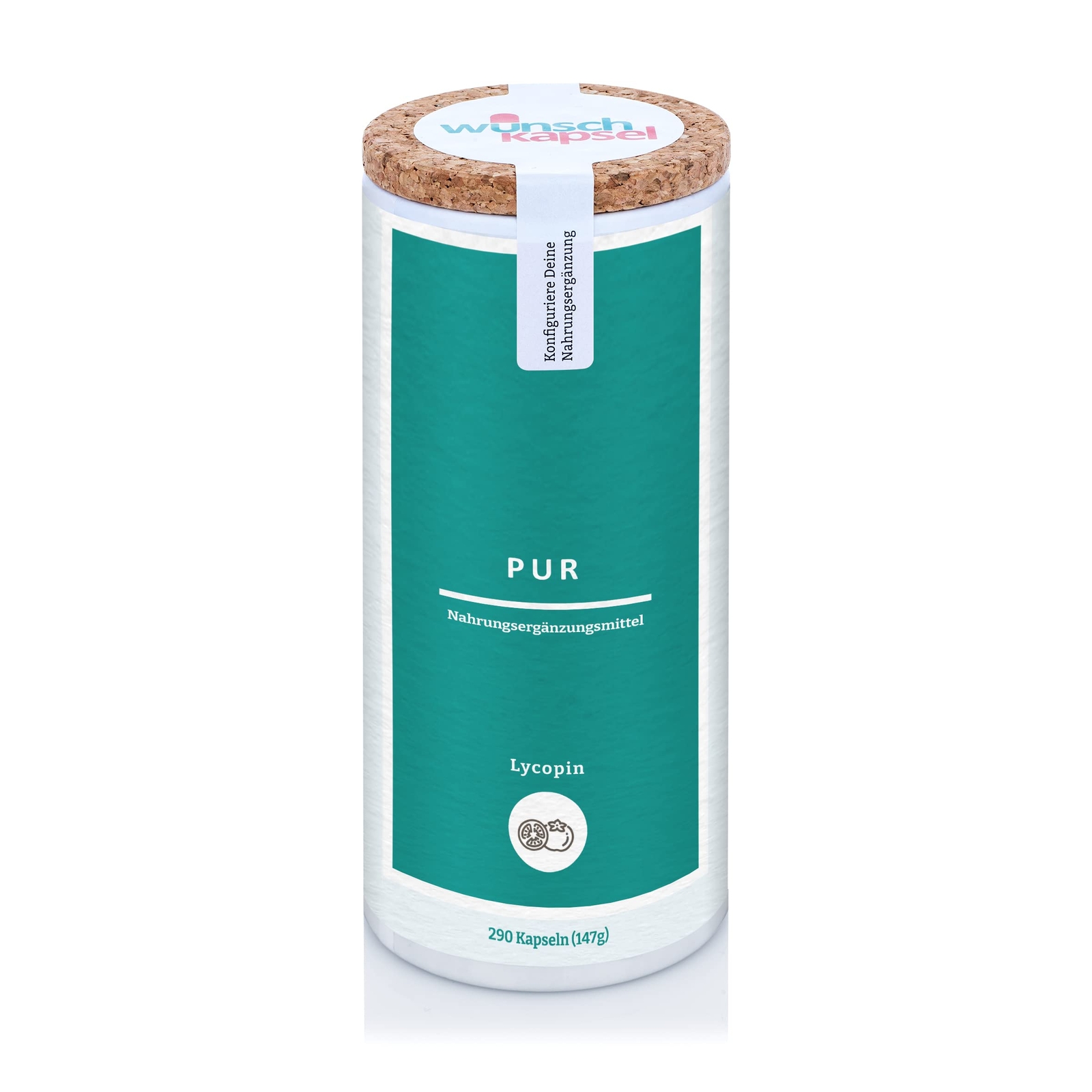 Licopeno puro (15 mg al día), valioso carotenoide - 290 cápsulas