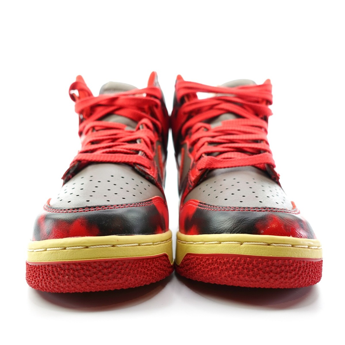 Nike Dunk High 1985 SP Red Acid Wash Mens Size 8.5 DD9404