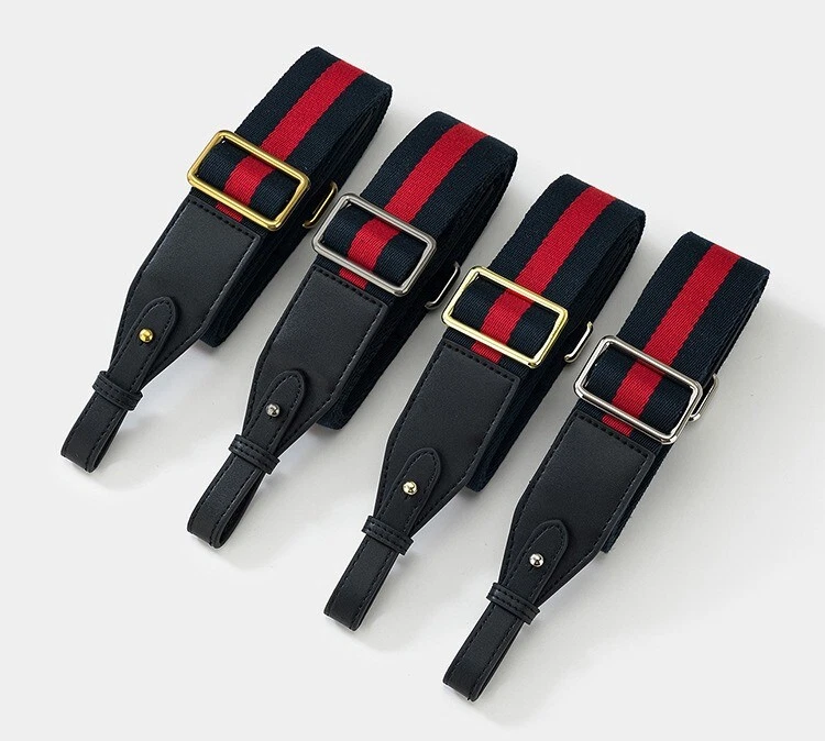 Sangle rayée de remplacement pour femme Gucci sac à bandoulière sac pour appareil photo sac à main sans logo  