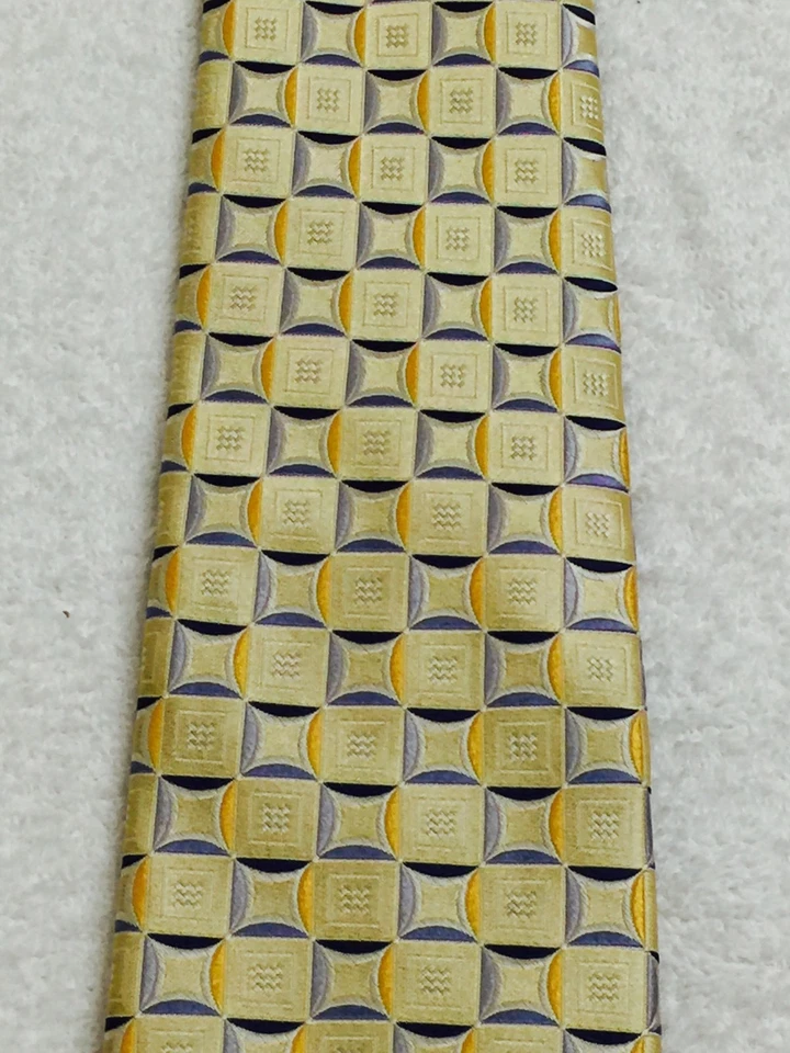 CLUB ROOM CORBATA HOMBRE ORO CON AZUL S AMARILLO 3,75 X 60 Foto 3 de 4