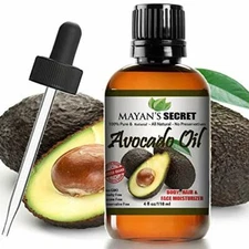Mayan's Secret Avocado Oil For Hair Skin Nails - Natural Dry Skin Face Moisturiz