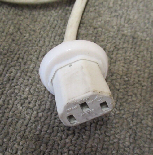 Genuine Original Apple Mains Power Cable White UK Plug 1.8M iMac Volex - 第 5/5 張圖片
