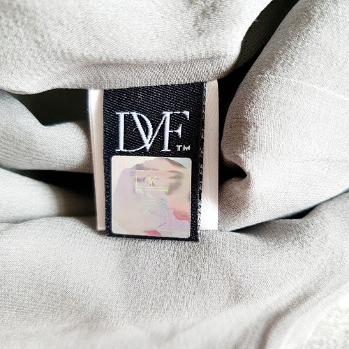 Diane Von Furstenburg Dress Wool UK 8 DVF Laine Shift Grey Split Occasion Wear - Picture 6 of 13