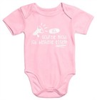 Personalisiertes Baby Lätzchen 'Ich Schreie Nicht! Ich Bestelle Essen!' - Lustiges Geschenk Mit Namen