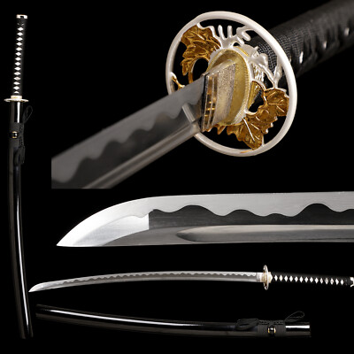 KATOKU T10 Steel Japanese Samurai Sword katana Full Tang Sharp Blade Sharp