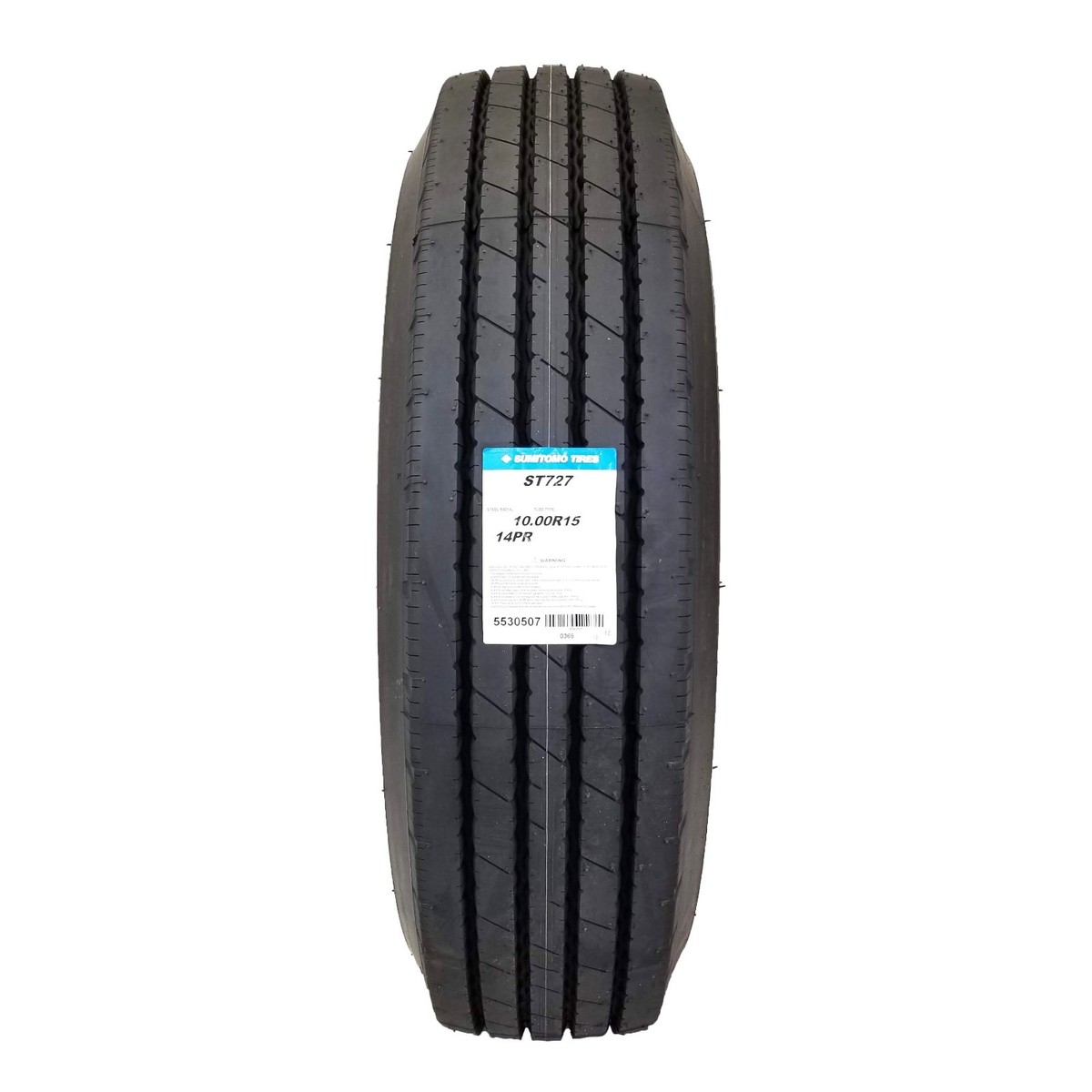1 (One) 10.00R15 Sumitomo ST727(G) All Position With Tube/Flap