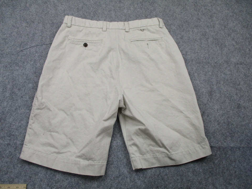 Pantalones Cortos Tailorbyrd Para Hombres 32 Caqui Chino Frente Plano Algodón Recto Adulto * Foto 3 de 4