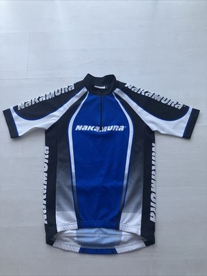 Nakamura Fahrradtrikot 128 Blau Schwarz Weiß