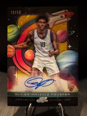 2024 Topps Chrome First Flight Signatures Olivier-Maxence Prosper #FFS-OP 19/50