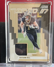 2025 Panini Score Taysom Hill Zoned In Memorabilia #ZON-THL Saints NFL