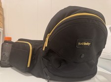 Tushbaby Hip Seat Black Waist Baby Carrier w/ Storage Pockets Bottle Holder