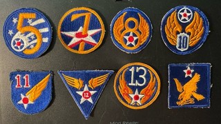 WWII US Army Air Force Patch Grouping