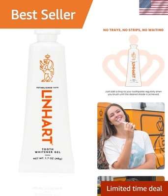 Whitening Gel with Hydrogen Peroxide for Sensitive Teeth - 50% Stronger Formula