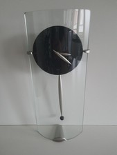 Vintage Designer Takashi Kato Szklany zegarek wahadłowy Epifa / Miyoshi SUPER RZADKI!!!