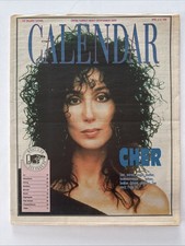 Cher 1990 Orlando Sentinel Calendar Magazine April 6&ndash;12 Vintage Cover Rare