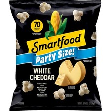 White Cheddar Popcorn, 9.75 oz Bag, Buttery Flavor, Gluten Free Snack, Family