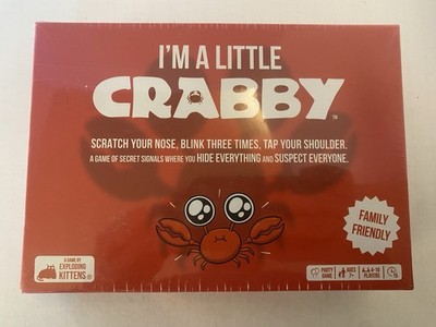 Brand NEW SEALED I m A Little Crabby Board Game, Exploding Kittens, Party Game!