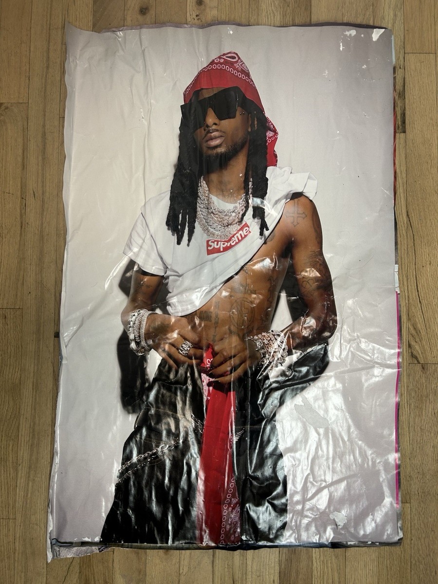 supreme Playboy carti ポスター Playboy Carti X Supreme Wheat Paste Poster | eBay