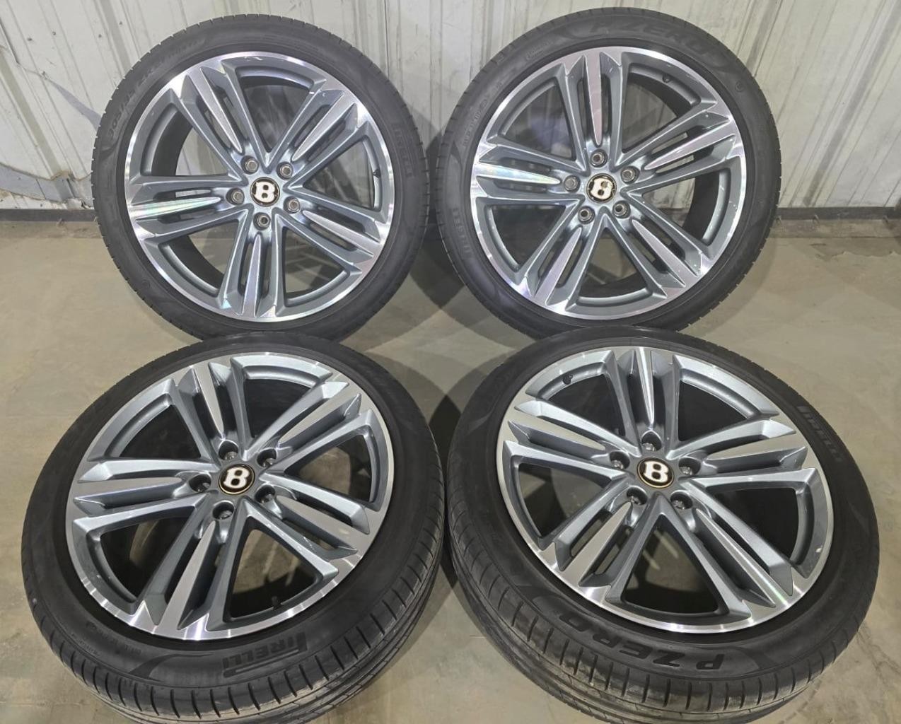 21" OEM Bentley Continental GT Wheel & Tire package 2020 & UP 21x9.5/21x11