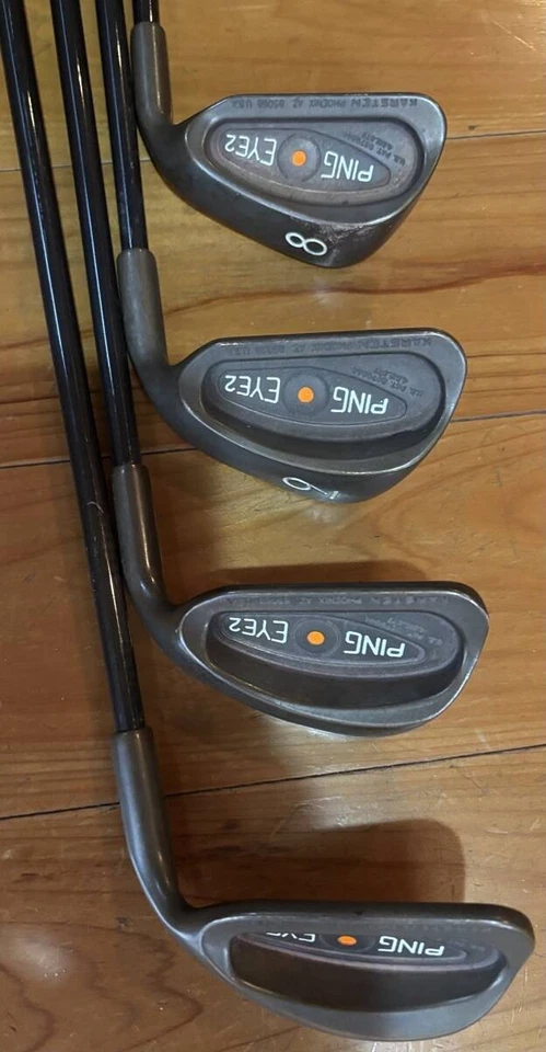 Ping Eye2 Beryllium Copper Orange Dot Iron Set #3-9,W,S (9Clubs) - Image 3 of 4