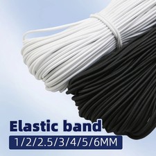 Baiann 1.0--6.0mm High Elastic Round Elastic Band Rubber Band Elastic Cord for J