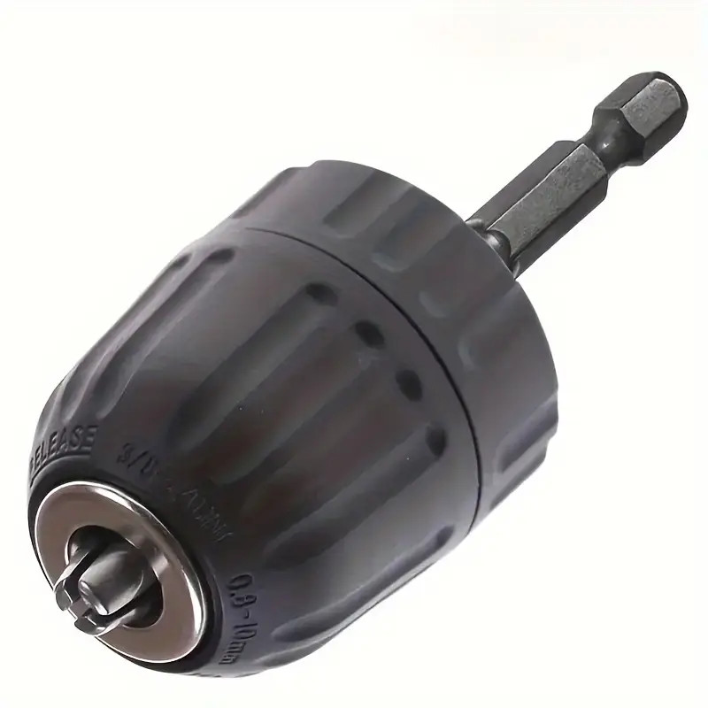 Chuck Hex Shank Adapter 0.8-10mm 3-jaw For Cordless Drill Diy