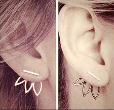 Earring Fashion Jewelry Simple Statement Holl...