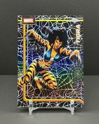 2026 Topps Chrome Marvel TIGRA #179 Spider-Web Refractor /399 SP Avengers