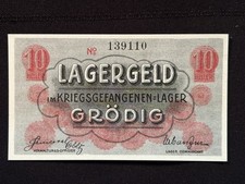1916 Austrai-Hungary WWI/POW Camp 10 Heller CU