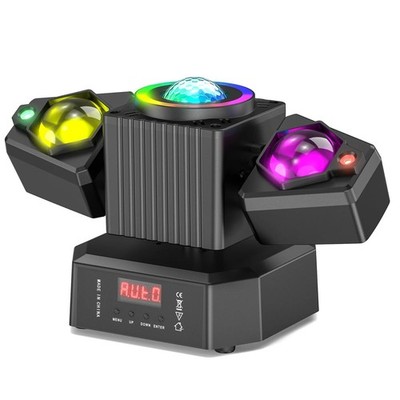 105W LED DJ Disco 2-Arm Moving Head Light RGBW LED Lasereffekt DMX Bühnenbeleuchtung