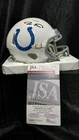 Autographed Robert Mathis Mini Colts Helmet