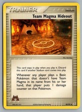 Team Magma Hideout 83/95 Uncommon Team Magma vs Team Aqua Pokemon Lightly Played